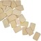 60 Pack Unfinished Wood Cutouts for Crafts, Rectangle Wooden Slices for DIY Projects (2 x 3 in)